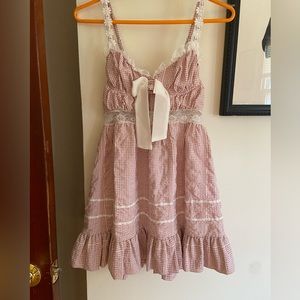 NWT For Love & Lemons Lourraine Dress **DIFFICULT ZIPPER**